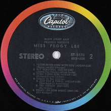 Laden Sie das Bild in den Galerie-Viewer, Miss Peggy Lee* : Basin Street East Proudly Presents Miss Peggy Lee Recorded At The Fabulous New York Club (LP, Album, Scr)
