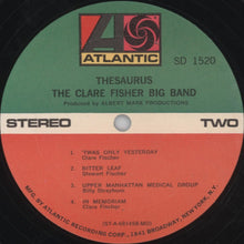 Laden Sie das Bild in den Galerie-Viewer, The Clare Fischer Big Band* : Thesaurus (LP, Album, Mo)
