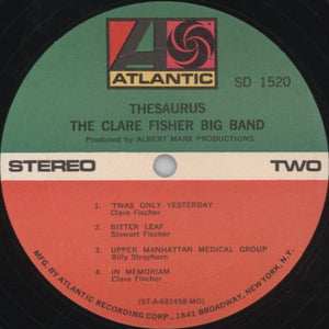 The Clare Fischer Big Band* : Thesaurus (LP, Album, Mo)