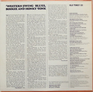 Various : Western Swing, Blues, Boogie And Honky Tonk (Volume 6 - The 1940’s & ’50’s ) (LP, Comp)