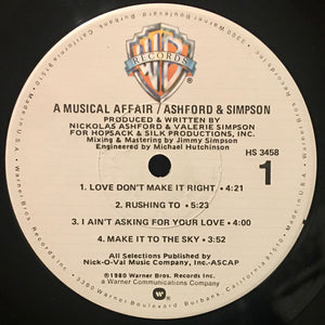 Ashford & Simpson : A Musical Affair (LP, Album, Los)