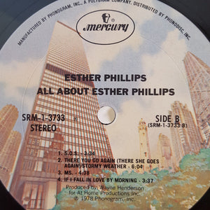 Esther Phillips : All About (LP, Album)