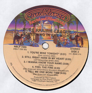 Pure Prairie League : Something In The Night (LP, Album, 53 )