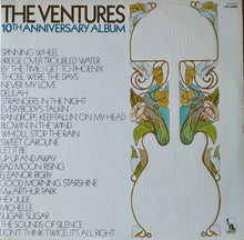 Laden Sie das Bild in den Galerie-Viewer, The Ventures : 10th Anniversary Album (2xLP, Album, Ter)
