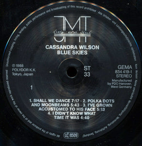 Cassandra Wilson : Blue Skies (LP, Album)