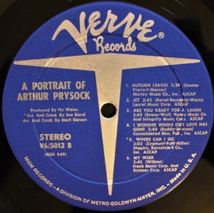 Arthur Prysock : A Portrait Of Arthur Prysock (LP, Album)