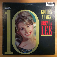 Laden Sie das Bild in den Galerie-Viewer, Brenda Lee : 10 Golden Years (LP, Comp, RE, Sim)
