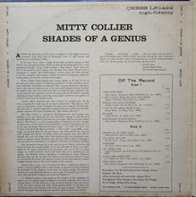Laden Sie das Bild in den Galerie-Viewer, Mitty Collier : Shades Of A Genius (LP, Album)
