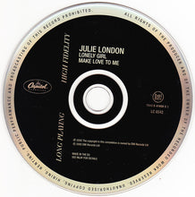 Load image into Gallery viewer, Julie London : Lonely Girl / Make Love To Me (CD, Comp, RM)
