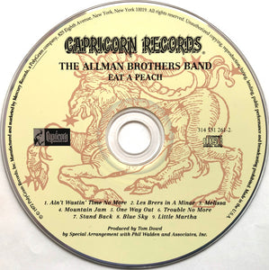 The Allman Brothers Band : Eat A Peach (CD, Album, RE, RM, EDC)