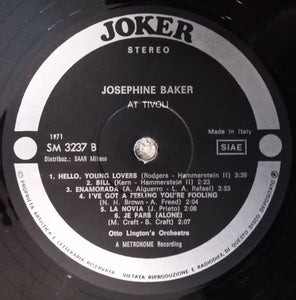 Josephine Baker, Otto Lington's Orchestra : Josephine Baker At Tivoli (LP)
