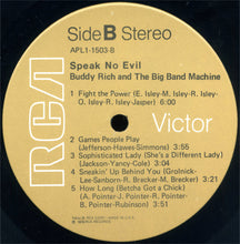 Laden Sie das Bild in den Galerie-Viewer, Buddy Rich And The Big Band Machine : Speak No Evil (LP, Album)
