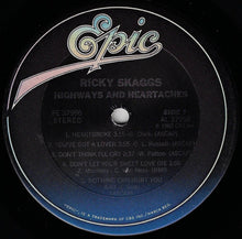 Charger l&#39;image dans la galerie, Ricky Skaggs : Highways &amp; Heartaches (LP, Album, Car)
