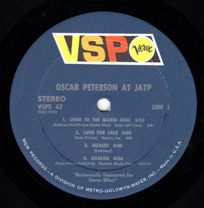 Oscar Peterson : Oscar Peterson At JATP (LP, Comp, RM)