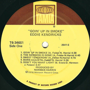 Eddie Kendricks : Goin' Up In Smoke (LP, Album)