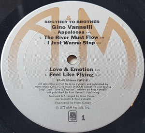 Gino Vannelli : Brother To Brother (LP, Album)