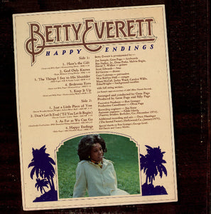 Betty Everett : Happy Endings (LP, Album)