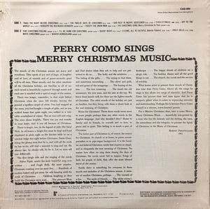 Perry Como : Perry Como Sings Merry Christmas Music (LP, Album, RE, Kee)