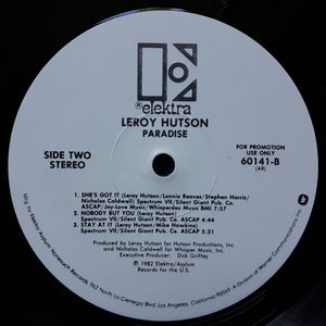 Leroy Hutson : Paradise (LP, Album, Promo, All)