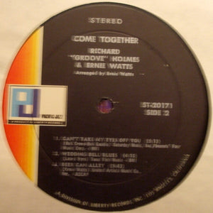 Richard "Groove" Holmes And Ernie Watts : Come Together (LP, Album)