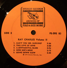 Charger l&#39;image dans la galerie, Ray Charles : Ray Charles Volume II (LP, Comp, Quad)
