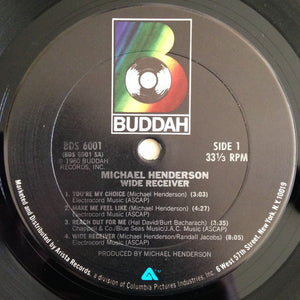 Michael Henderson : Wide Receiver (LP, Album, Ter)