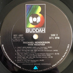 Michael Henderson : Wide Receiver (LP, Album, Ter)
