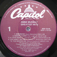 Load image into Gallery viewer, Anne Murray : Anne Murray&#39;s Greatest Hits (LP, Comp, Jac)
