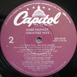 Anne Murray : Anne Murray's Greatest Hits (LP, Comp, Jac)