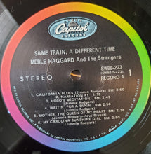 Laden Sie das Bild in den Galerie-Viewer, Merle Haggard : Same Train, A Different Time (2xLP, Album, Scr)

