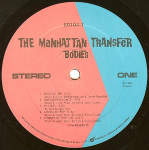 The Manhattan Transfer : Bodies And Souls (LP, Album, SP-)