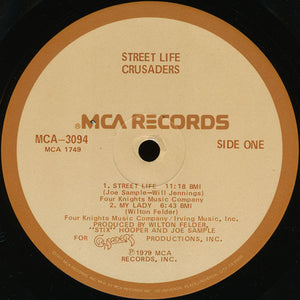 Crusaders* : Street Life (LP, Album, Glo)