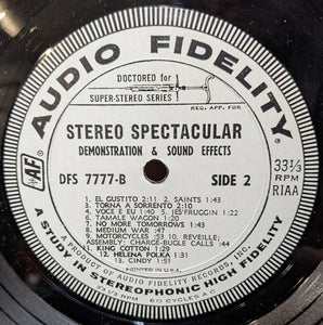 No Artist : Stereo Spectacular Demonstration & Sound Effects (LP, Comp)