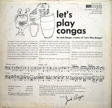 Load image into Gallery viewer, Jack Burger : Let&#39;s Play Congas (LP, Album, Mono)
