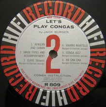 Charger l&#39;image dans la galerie, Jack Burger : Let&#39;s Play Congas (LP, Album, Mono)
