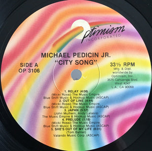 Michael Pedicin Jr* : City Song (LP, Album)