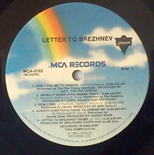 Load image into Gallery viewer, Various : Letter To Brezhnev (From The Motion Picture Soundtrack) (LP, Comp)
