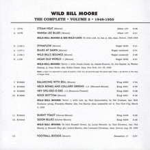 Laden Sie das Bild in den Galerie-Viewer, William &quot;Wild Bill&quot; Moore : The Complete Recordings Volume 2 1948-1955 (CD, Comp)
