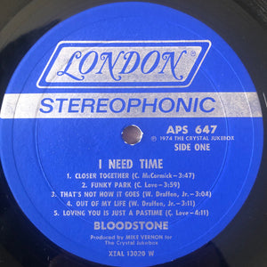 Bloodstone : I Need Time (LP, Album, Wad)