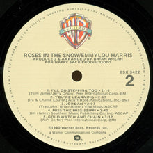 Load image into Gallery viewer, Emmylou Harris : Roses In The Snow (LP, Album, Jac)
