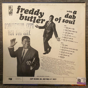 Freddy Butler : With A Dab Of Soul (LP, Album, Mono, Promo, Whi)
