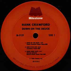 Hank Crawford : Down On The Deuce (LP)