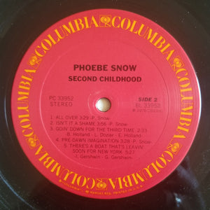 Phoebe Snow : Second Childhood (LP, Album, San)