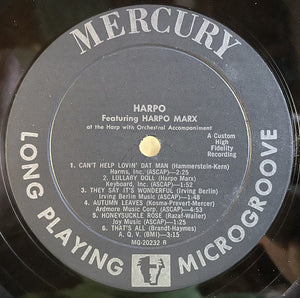 Harpo Marx : Harpo (LP, Ind)
