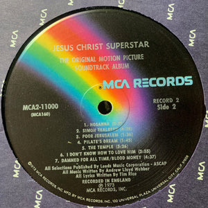 Various : Jesus Christ Superstar (The Original Motion Picture Sound Track Album) (2xLP, Album, Club, Pin)