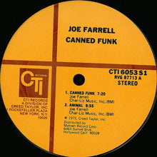 Laden Sie das Bild in den Galerie-Viewer, Joe Farrell : Canned Funk (LP, Album, Gat)
