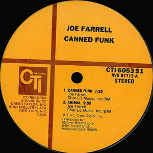 Joe Farrell : Canned Funk (LP, Album, Gat)