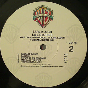 Earl Klugh : Life Stories (LP, Album, All)