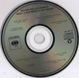 Esther Phillips : What A Diff'rence A Day Makes (CD, Album, RE, RM)