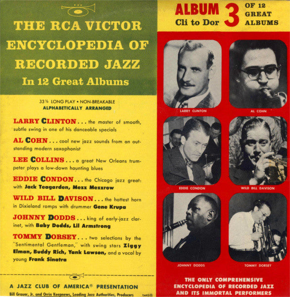 Various : The RCA Victor Encyclopedia Of Recorded Jazz: Album 3 - Cli To Dor (10